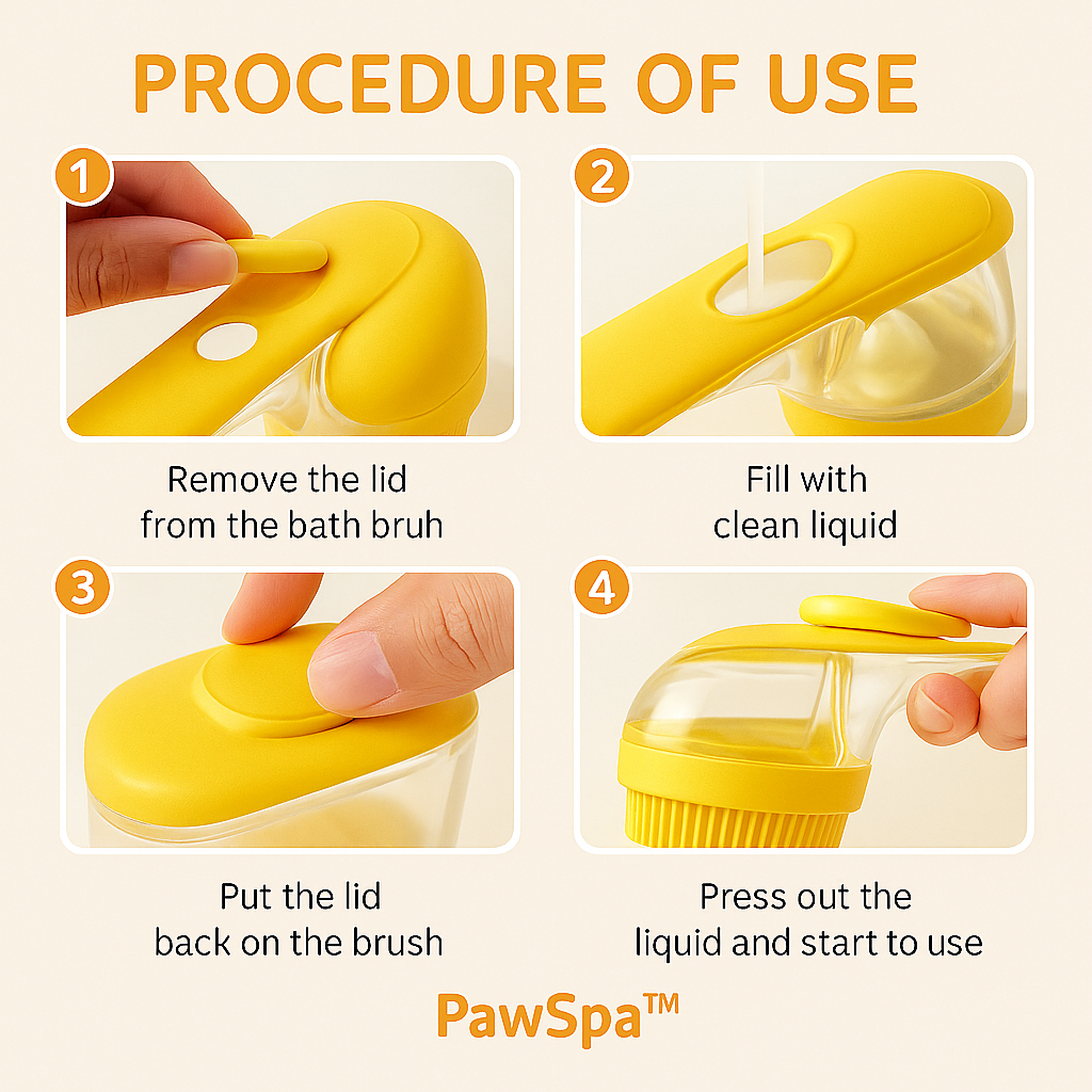 PawSpa The Only Grooming Brush Pets Actually Love